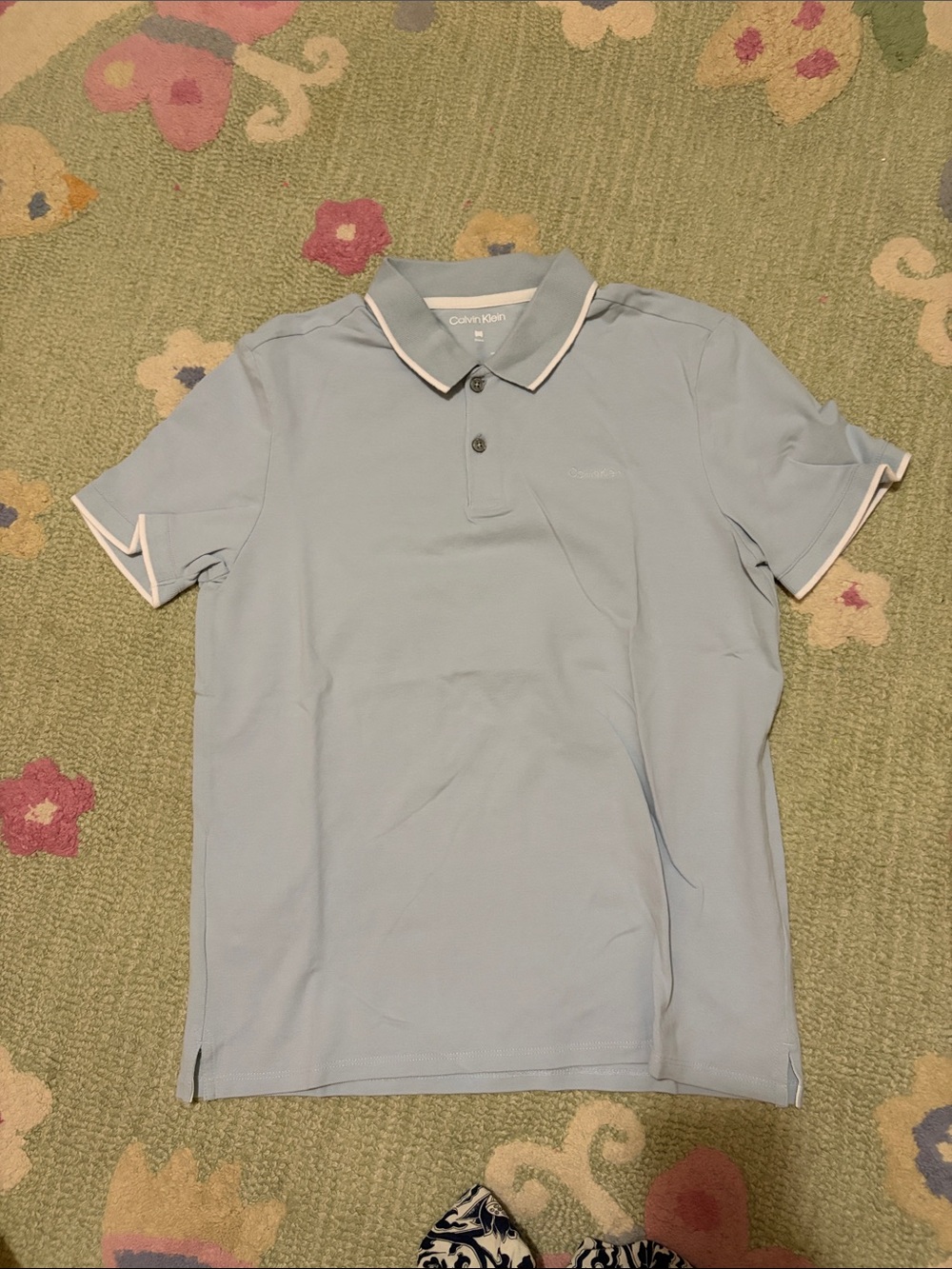 Calvin Klein Light Blue Polo Shirt